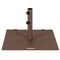 50 Lbs Patio Umbrella Base Stand 24 Outdoor Square Market Handle Wheel
